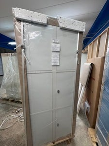 Elevskåp Robust 1750x800x550 mm, plant, klinka, 2x3 dörrar