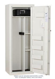 Vapenskåp SSF3492, 1500x550x425 mm