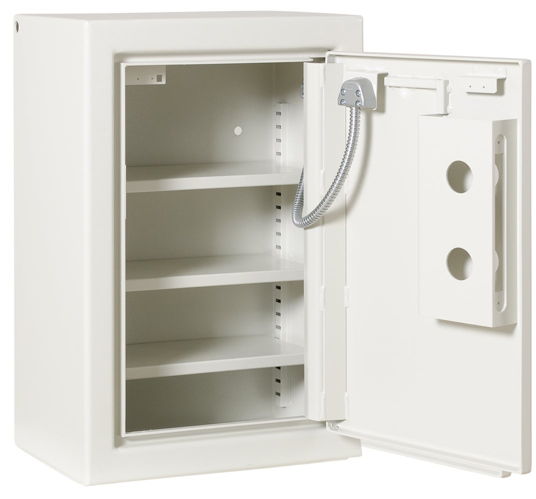 Inbrottsfördröjande skåp för elektromek. lås, 620x410x260mm, exkl.lås