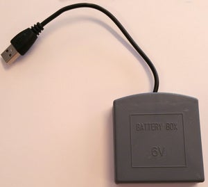 USB kabel med batteribox för PSKN, TSKN och VSKN
