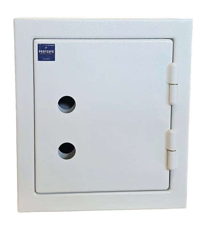 Inbrottsfördröjande skåp för elektromek. lås, 460x410x260mm, exkl. lås