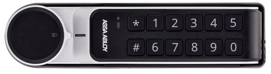 Elkodlås AA-PIN, upp till 10 koder, höger
