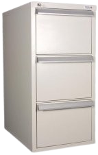 Vertikalskåp, 3 lådigt, P60, 1069x441x756 mm