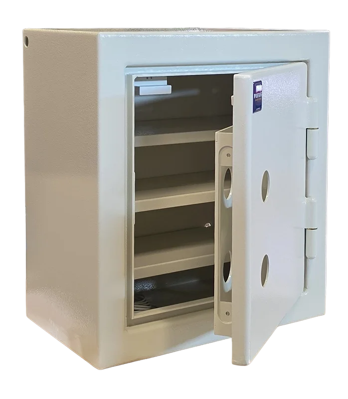Inbrottsfördröjande skåp för elektromek. lås, 460x410x260mm, exkl. lås
